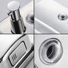 Stainless Steel Manual Soap Dispenser Refillable Hand Sanitizer Dispenser  Washroom