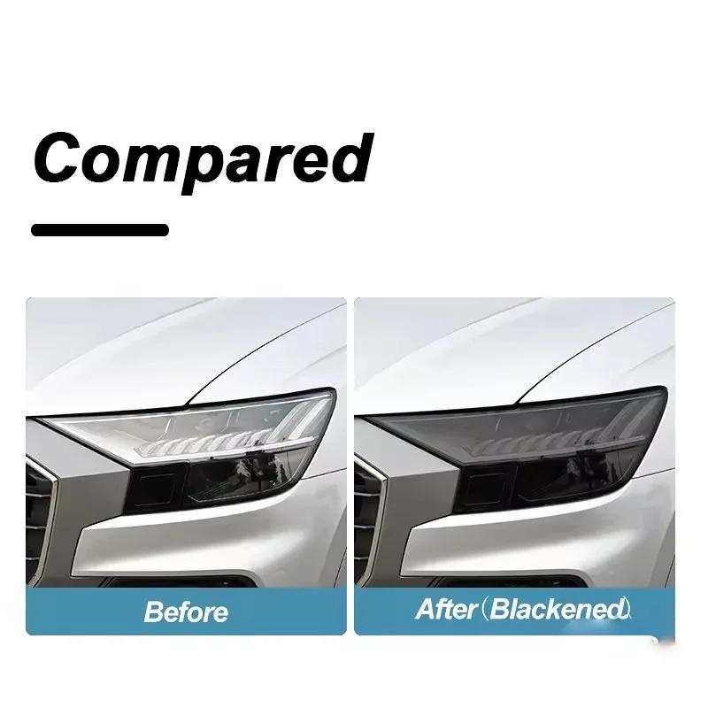 For BMW 3 Series G20 G21 F30 F31 F34 Car Headlight Tint Black Protective Film Transparent TPU Anti-scratch Sticker Accessories zjvg31