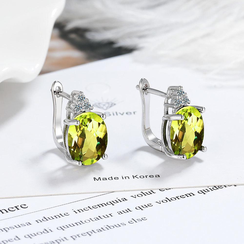 Lindon Fashion Copper Alloy Zircon Jewellery Drop Earrings For Women Wedding Party Gifts