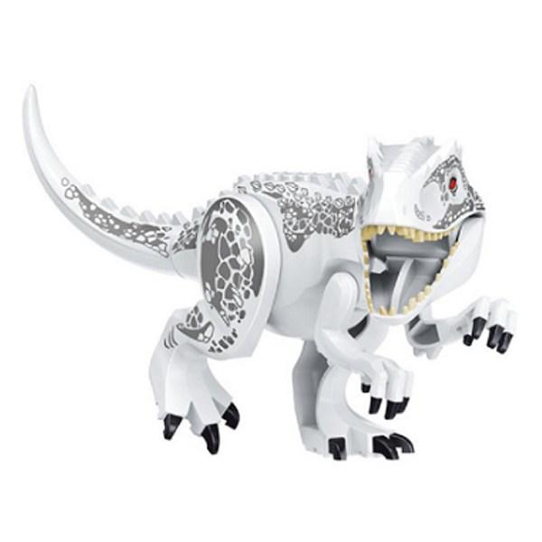 Блок LEGO LEGO «Большой индеец минус динозавр», белый