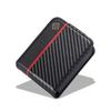 Carbon Fiber PU Leather Wallet with Card Holder Phone Case For Samsung Galaxy Z Flip 7 FE 6 5 4 3 Flip7 Flip6 Flip5 Flip4 Flip3