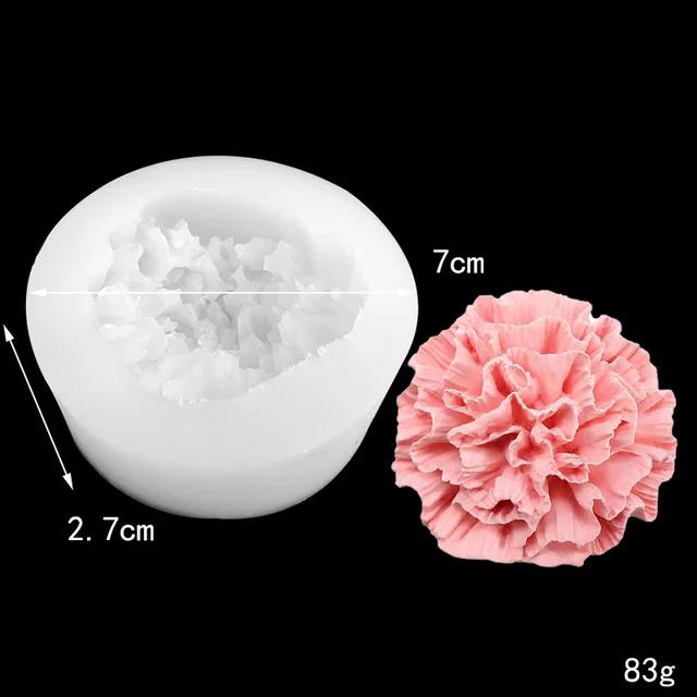 Силиконовая форма 3D Rose Bloom для украшения тортов и поделок