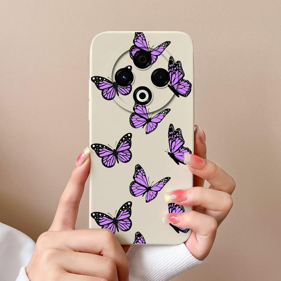 Чехол для Tecno Spark 30 Pro 30C Задняя крышка с рисунком Сердце для Tecno Spark 30C 4G 5G Полная защита Мягкие чехлы из жидкого силикона для телефона