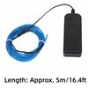 2 Pcs 5m LED Bicycle Frame Light Waterproof Neon Tube Rope Lights Frame Strip Light  DIY Decoration