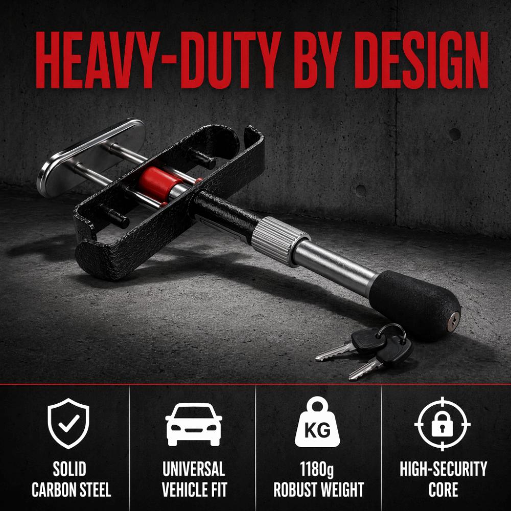 All-Metal Brake Pedal Lock Universal Anti-Theft Lock Spare Parts Clutch Pedal Lock Vehicle