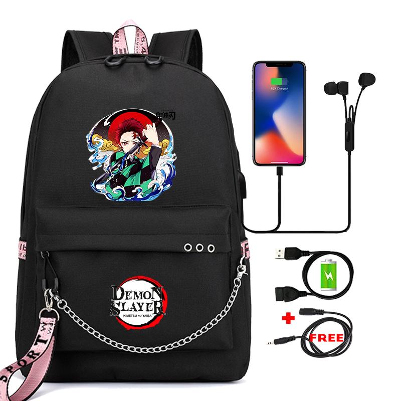 Сумка для книг в стиле аниме, подростковый рюкзак, школьные ранцы унисекс для мальчиков и девочек, рюкзак для ноутбука с мультяшным принтом, рюкзак для школы, Mochilas