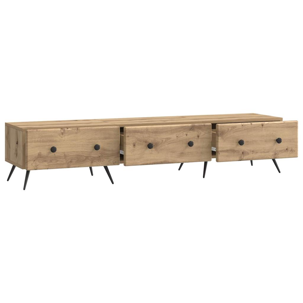 TV Cabinet Artisan Oak 147 x 34.5 x 30 cm Particleboard