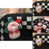 Плюшевая игрушка Kirby Рождественская серия Подарок со снеговиком и зеленой елкой для праздничных украшений