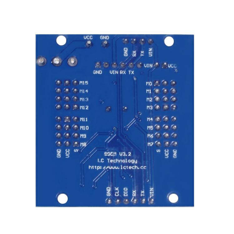 STM32 16-канальная плата управления сервоприводами Последовательный TTL Беспроводная связь Bluetooth Хост-компьютер Поддержка Arduino