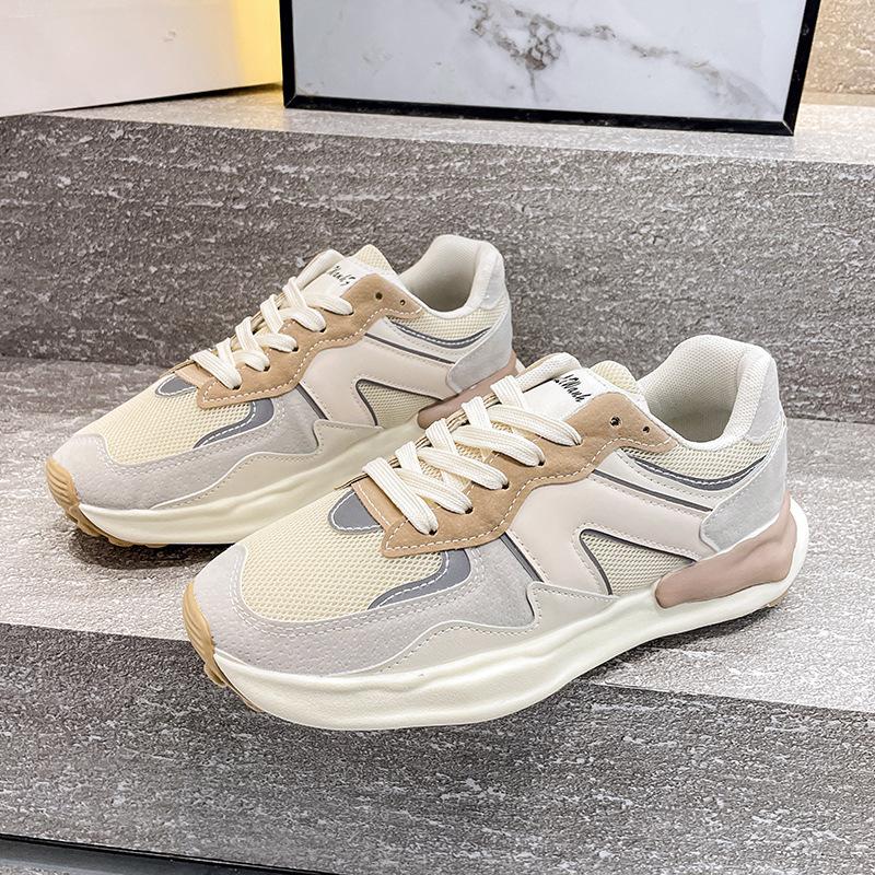 Спортивная и повседневная обувь с низким верхом, новая женская обувь, осенняя обувь, модная универсальная легкая обувь на мягкой подошве для бега