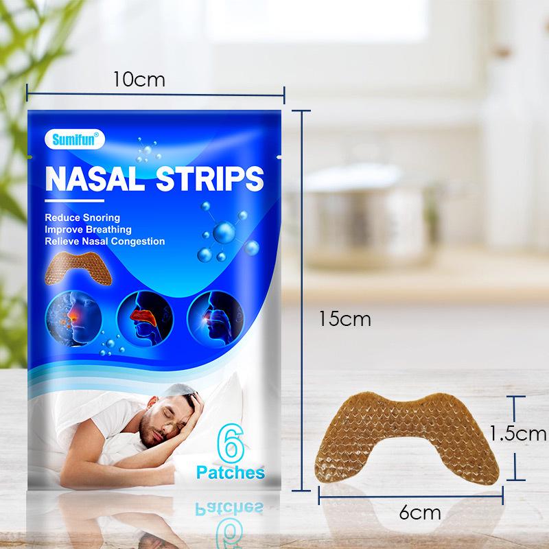 Sumifun Nasal Congestion Relief & Sleep Aid Breathable Patch (One Bag, 6 Patches) K07401