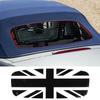 Для Мазды МХ-5 (Северная Дакота)  2015-23 поливиниловые наклейки на заднее окно автомобиля, наклейка с британским флагом, автомобильные аксессуары (Мягкий верх