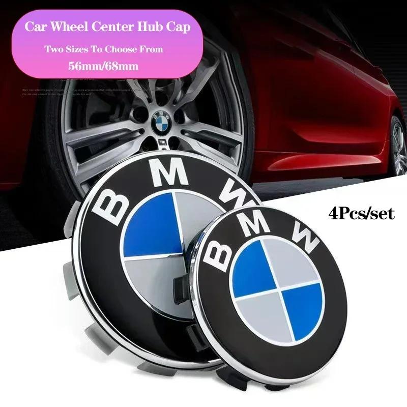 56/68mm Auto Hub Caps Car Wheel Center Cover Hubcaps Decoration Accessories for BMW 1 3 5 7 Series M M3 M5 M6 F01 F20 F10 X5 E36 GQ8