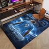 Haaland Design Area Rug Personalized Name- Non-Slip, Soft & Cozy Floor Mat for Living Room, Office - Indoor/Outdoor Carpet