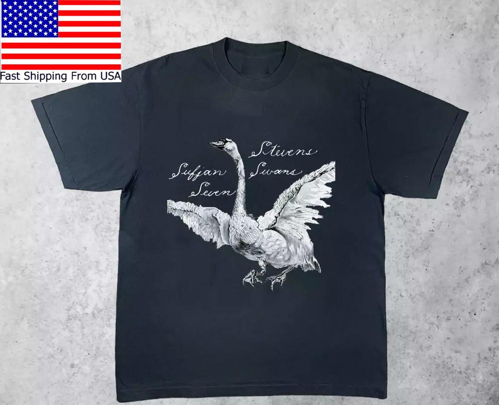 Sufjan Stevens Seven Swans Unisex Tee Shirt S5XL BT229 Unisex T-Shirt