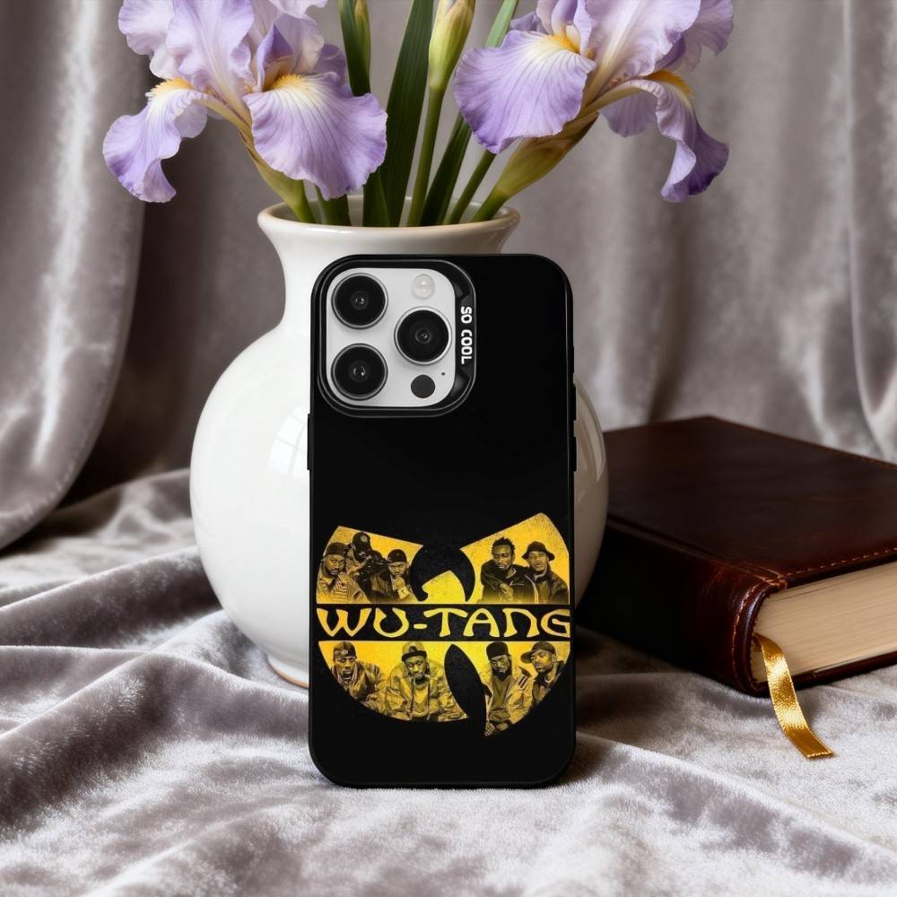 Wu-Tang Wu T-Tang C-Clan Ультра Чехол для телефона Для iPhone17,16,15,14,13,12,11 Plus,Pro Max Черный Конфетный серебристый чехол для телефона