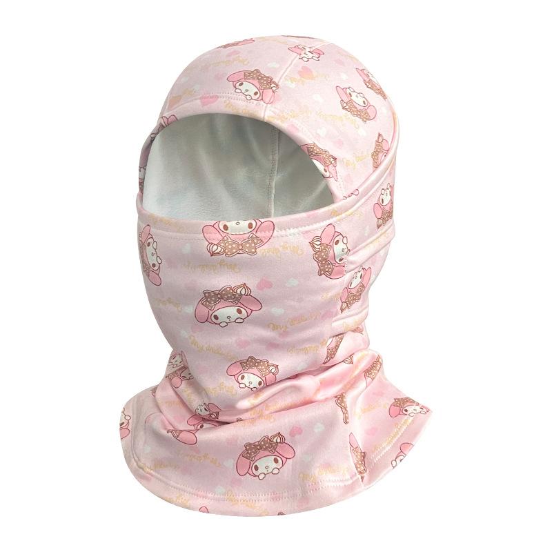 Winter ski mask riding hood windproof and warm face protection velvet cold scarf