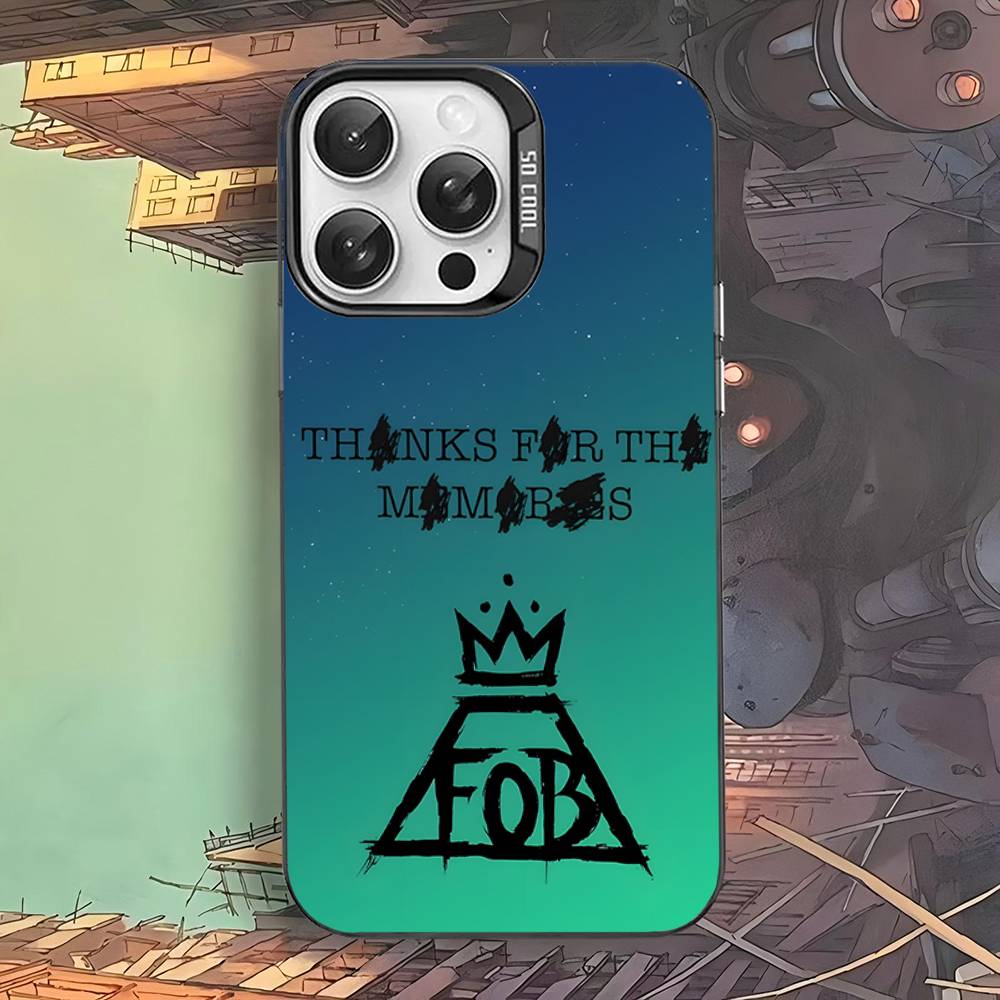Чехол для телефона F-Fall Out Boy Band для iPhone 17 Air 16 15 14 13 12 11 Pro Max Цветной Жесткий Чехол