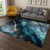 3D Marble Texture Pattern Carpet Rug for Home Bedroom Living Room Sofa Doormat Kitchen Decor,Kid Game Non-slip Floor Mat Gift