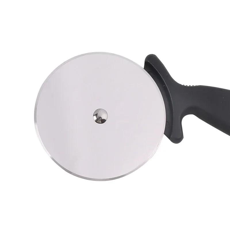 Pizza Cutters Kitchen Accessories Stainless Steel Pastry Roller Cutter Pizza Knife Cookie Cake Roller Wheel Scissor Cutting Tool