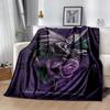 Gothic Style Blanket Soft & Cozy Perfect for Seaside Bed Office Four Seasons Multipurpose Playful Design Gift for Travel Home Birthdays