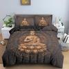 Buddha Duvet Cover Set Religion Mandala Style 3D Print Comforter Cover King Queen Size For Kids Teen Adult Polyester Bedding Set