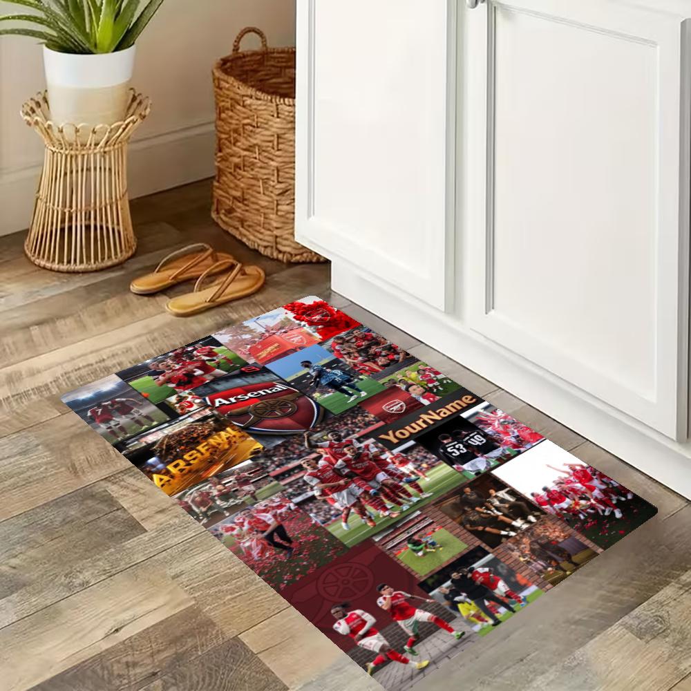 Arsenal Customize Your Name Kitchen Rug Runner Rug Laundry Mat Hallway Entryway The Best Gift Choice