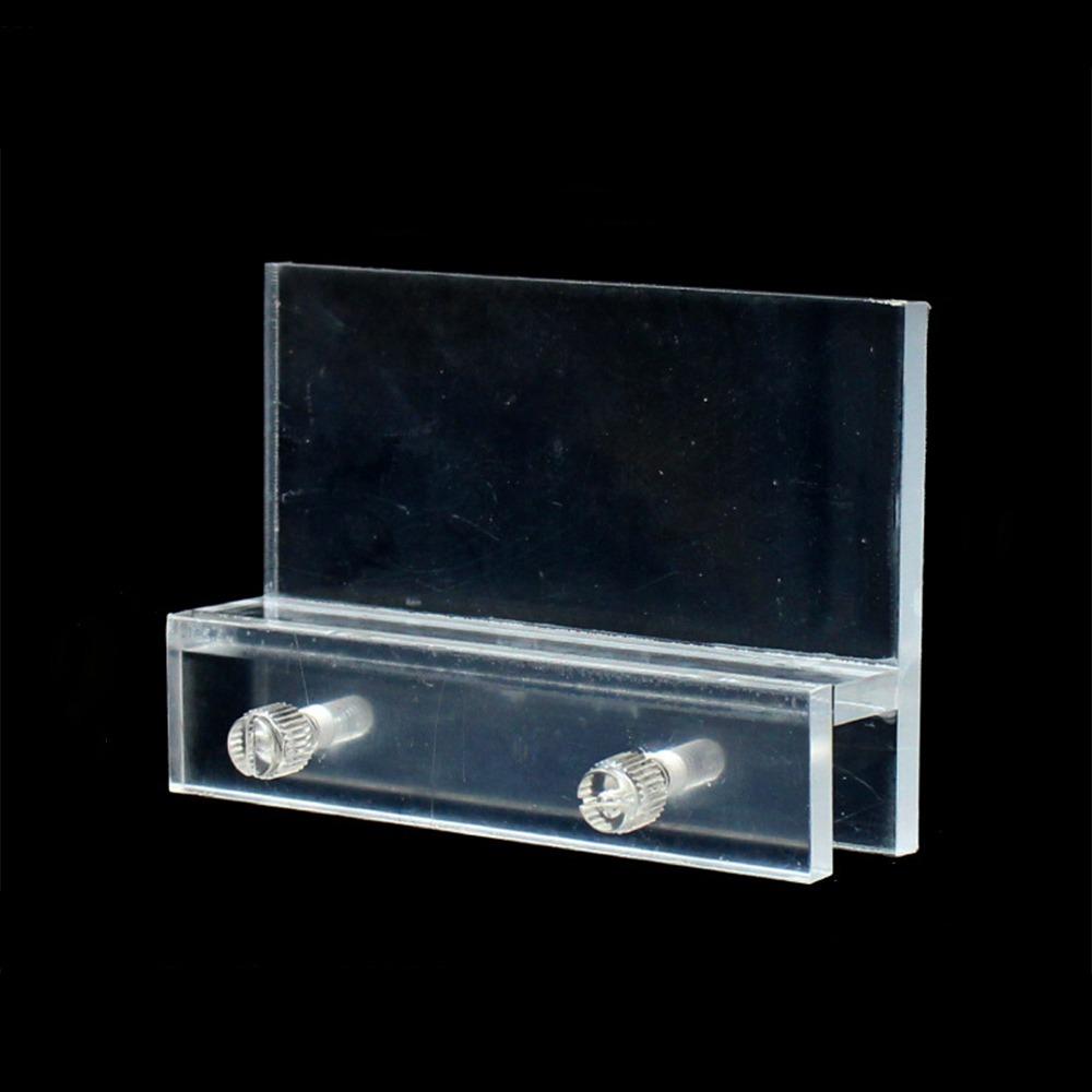 Прозрачный акриловый держатель для светодиодной лампы для аквариума без сверления, подставка для освещения аквариума