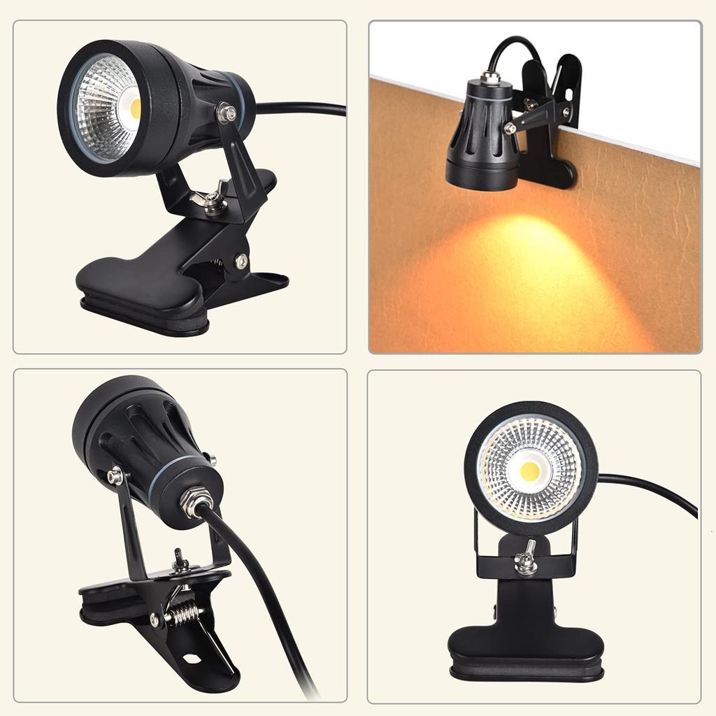 okalumi LED Clip Light Bulb 9W Outdoor For Extension Sign For Outdoor and Indoor Store Work Piccolo Hex Wrench Included of Light, Waterproof, Color,