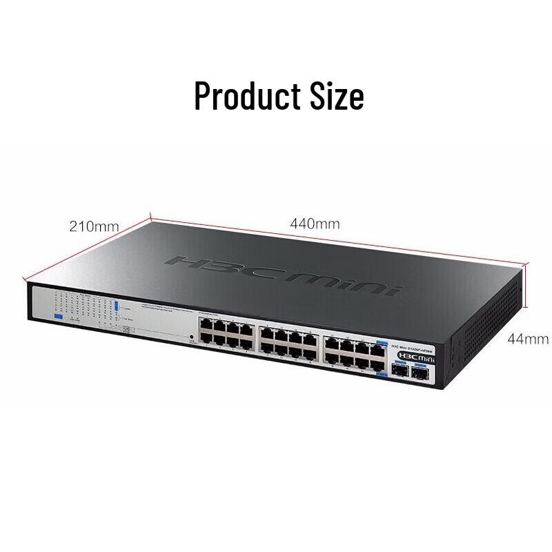 H3C S1226F-HPWR Enterprise 24-Port Gigabit PoE Switch