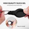 Чехол для Apple Airtags Case Liquid Silicone Protective Shell Tracker Accessories Anti-scratch Sleeve Keychain Air Tag Case