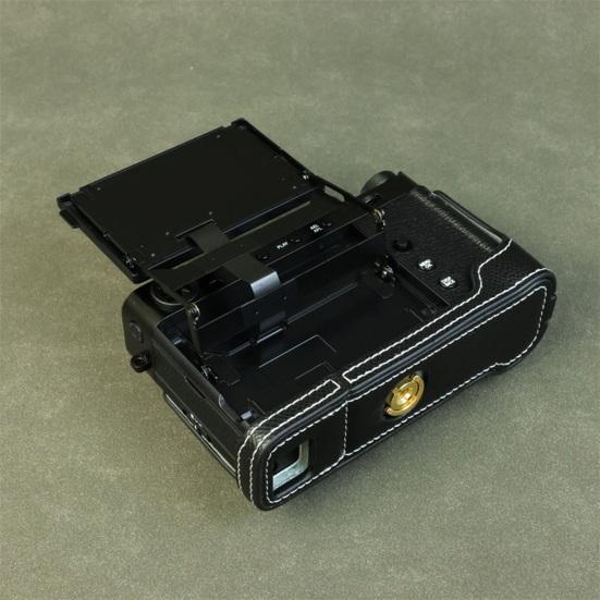 X-E5 Camera Half-Body Case Faux Leather Camera Protection Cover Scratch Bump Dust