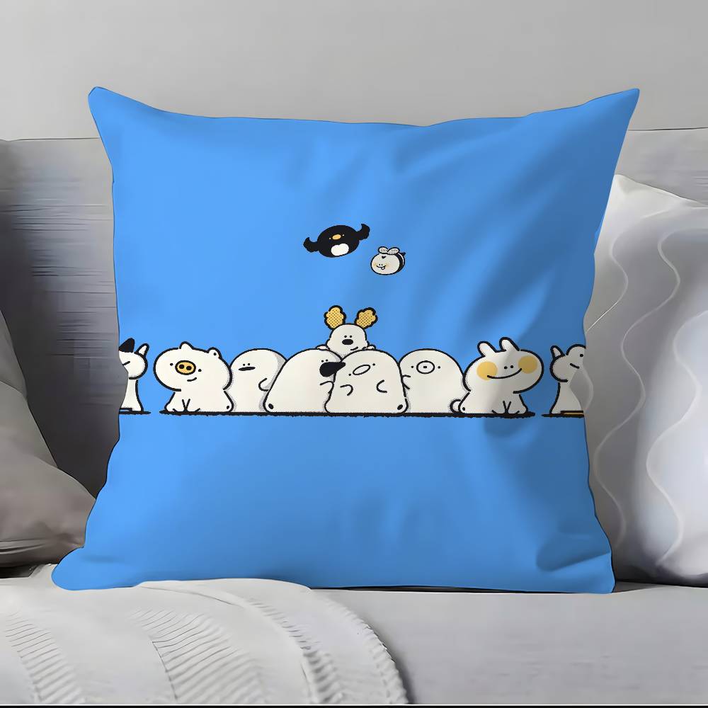 Cute Ip Portrait Anime Pillow Case Pillowcase Soft Skin Friendly & Comfortable With A Hidden Zipper