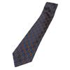 Used Tie Overall Handle Silk Navy Brown Business