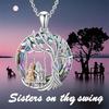 Для внучки аксессуары на качелях кулон дерево жизни сестры подарки на день рождения ожерелье ювелирные изделия ювелирные аксессуары