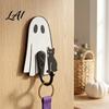 Functional Store Decorations Halloween Ghost Cat Wooden Hanging Hook for Keys Hats Decorative Cute Pumpkin Wall Hooks Hanger Home Living Room
