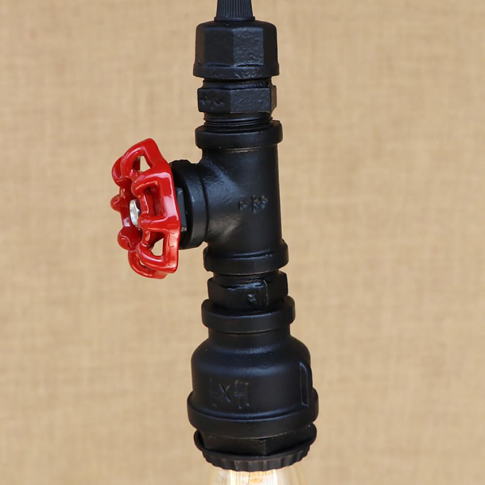 Лофт, промышленный железный водопровод, паровой панк, винтажный подвесной светильник, шнур E27, светодиодные подвесные светильники для спальни