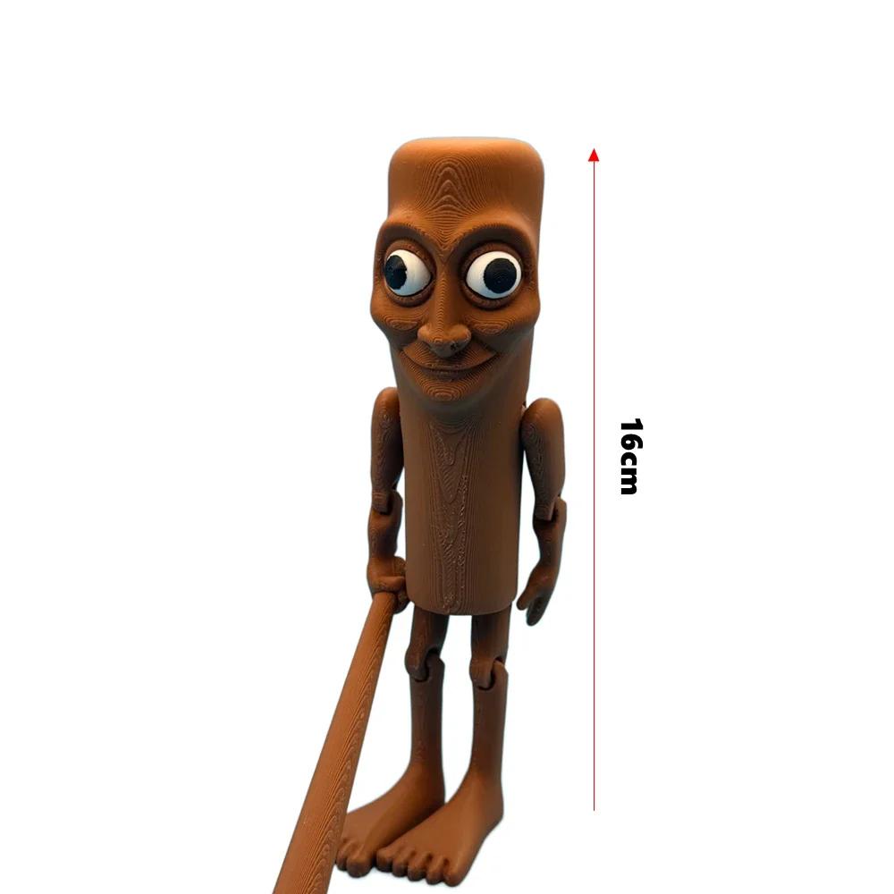 Tung Tung Tung Sahur Figure 3D Printed Toys Desktop Decoration Articulated Figure Ornament Funny Doll