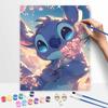 Disney Набор для рисования маслом «Стежок Сакура» Набор для домашнего декора стен Ручная работа Подарок Большой холст Набор «Раскрась по номерам» для спальни Гостиной Настенное искусство