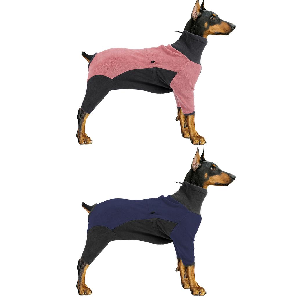 Dog Fleece Jacket Warm Winter Coat Turtleneck Pullover for S M L Dogs