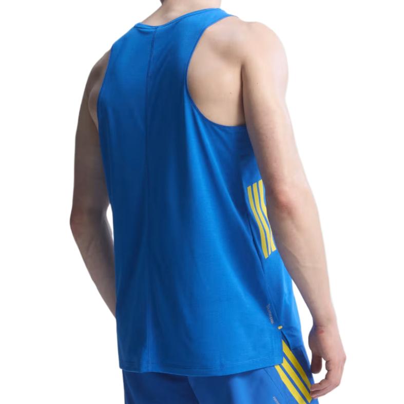 Adidas Бостонский марафон 2026 Climacool Влагоотводящий беговой топ Мужские топы KE8448