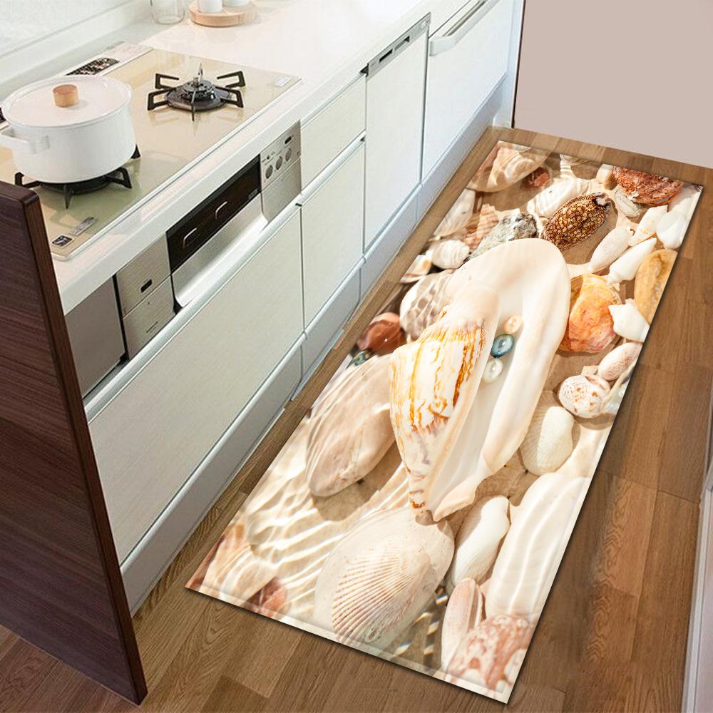 Entrance Door Mat Kitchen Bedroom Carpet Non-slip Floor Corridor Balcony Carpet Modern Printed Pattern Floor Mat