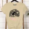 Opossum Lover Short Sleeve T-shirt Crew Neck Angry Possum Graphic T Shirts Women Funny Retro Opossum Street Cats Classic Tops