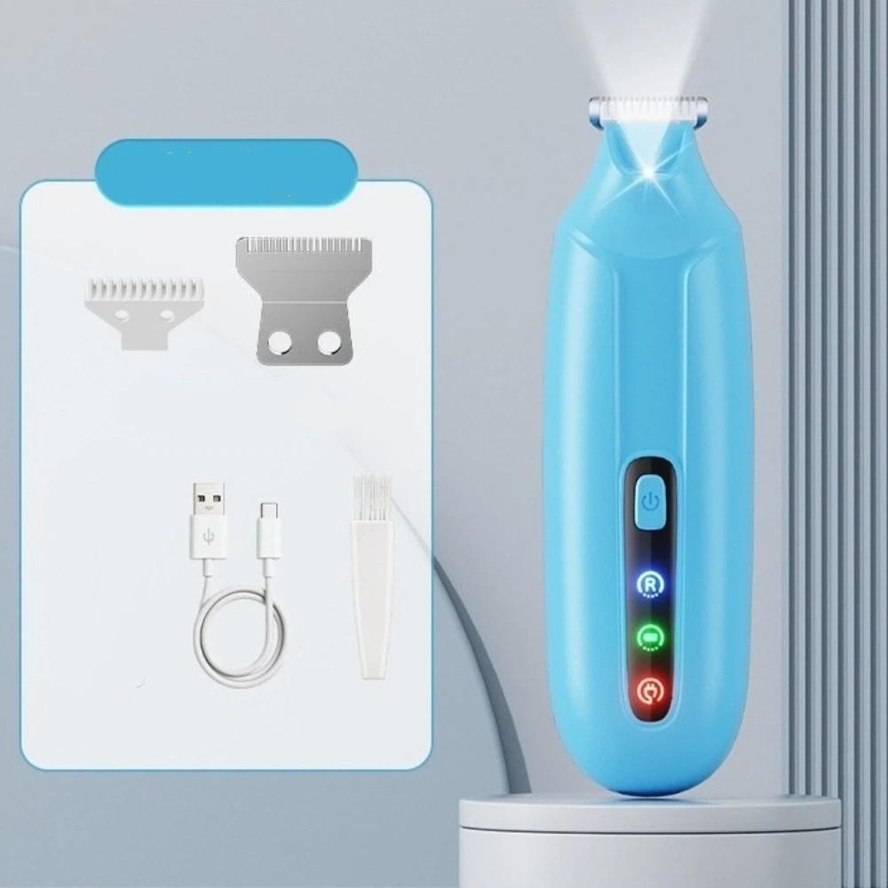 Rechargeable Dog Paw Trimmer LCD Display Electric Dog Clippers Cordless Cat Shaver  Paw Trimming