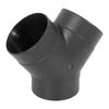 X AUTOHAUX Car Heater Warm, 75mm 3-Way Duct Pipe Y-Outlet Connector Plastic Black