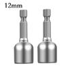 2 шт. 6-13 мм Ударная торцевая головка 1/4" Шестигранный хвостовик Магнитный гайковерт Набор бит для электроинструмента Адаптер Инструмент для ремонта