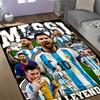 Argentina's Messi Celebration Themed Anti-Slip Rugs - Polyester Home Decor, Suitable for Bedrooms, Living Rooms, Doorways, Studios, and Decorations