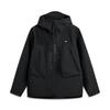 Li Ning Sports Trend Series Lettered Hooded Fleece Loose Long Sleeve Windbreaker Men topwear Black AWBU031-2