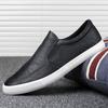 Модные новые кожаные кроссовки для мужчин без застежек, дизайнерские легкие кроссовки с мягкой подошвой для мужчин, повседневные, роскошные, Zapatos De Hombre