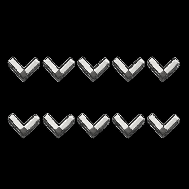 10 шт. Прозрачные угловые накладки - Защита углов для безопасности детей для стола и мебели